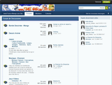 Tablet Screenshot of forum.france-manga.com